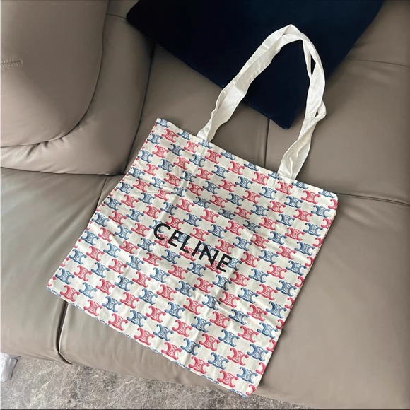 Celine Handbags - Celine gift canvas Tote